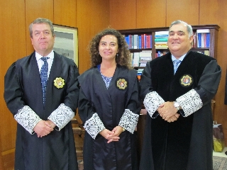 Toma de posesión de la magistrada Almudena Congil.